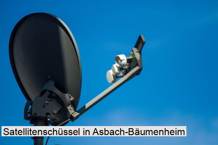 Satellitenschüssel in Asbach-Bäumenheim
